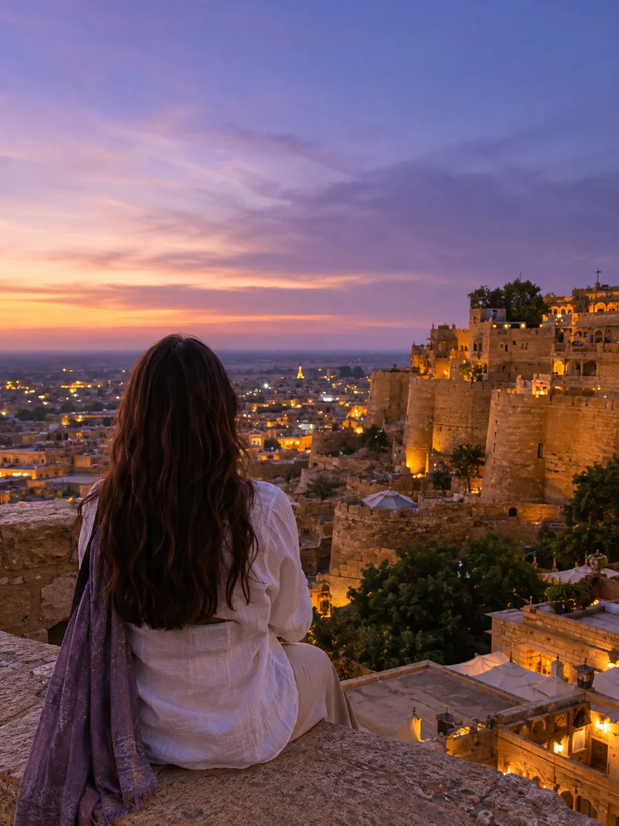 Blick auf das Fort Jaisalmer